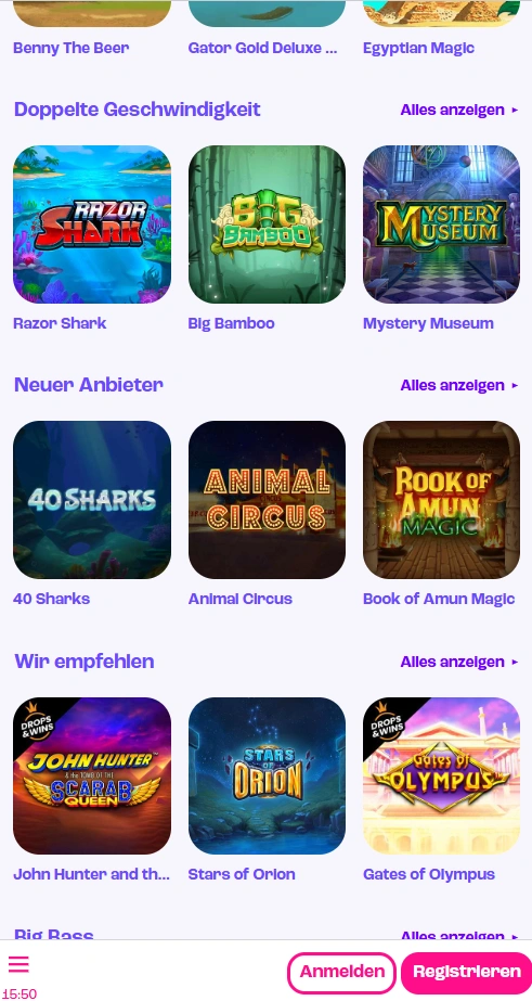 spinz mobile games page